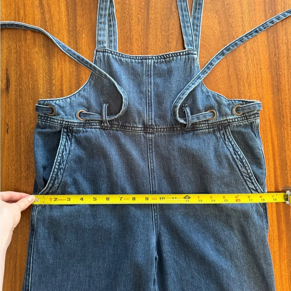 Free People Strappy Denim One Piece in Abyss Blue Size XS - Picture 6 of 11